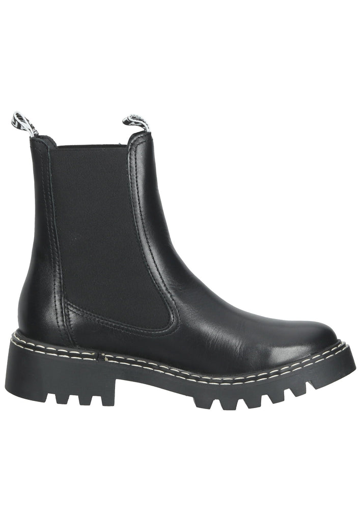 Tamaris Stiefelette Leder Schwarz