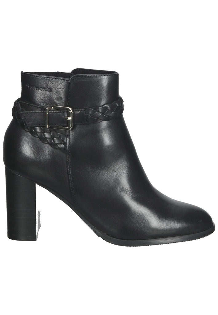 Tamaris Stiefelette Leder Schwarz