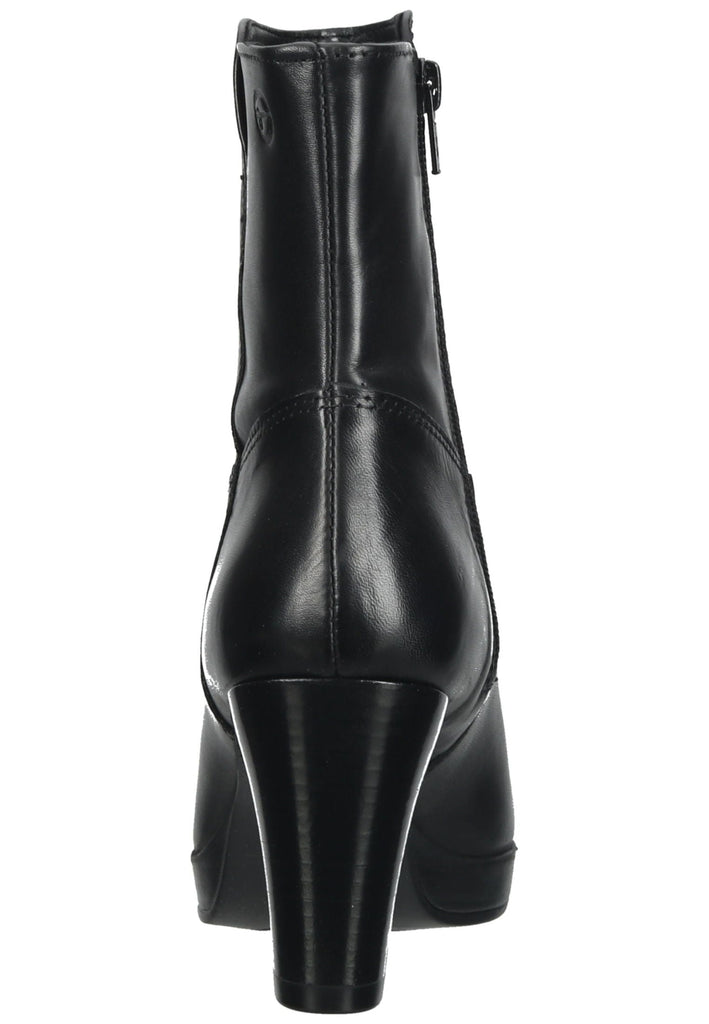 Tamaris Stiefelette Leder Schwarz