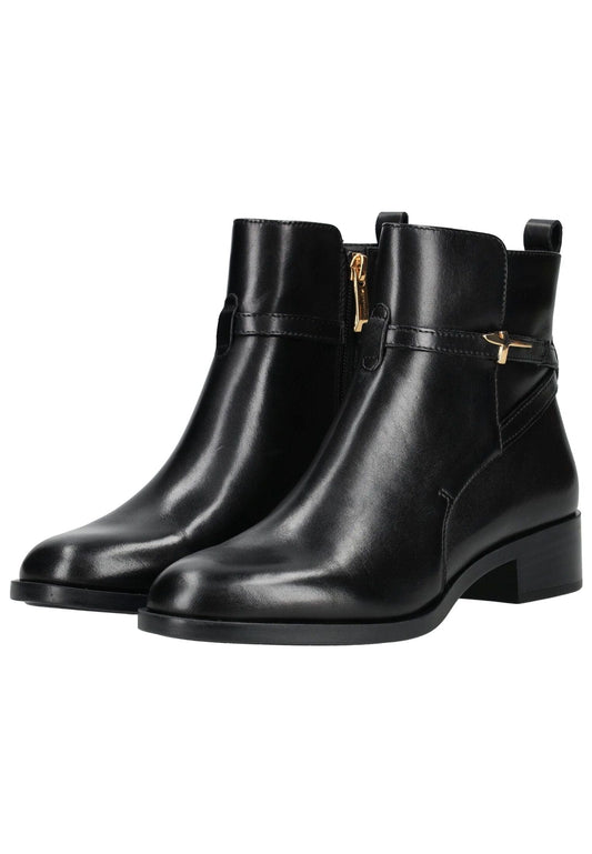 Tamaris Stiefelette Leder Schwarz