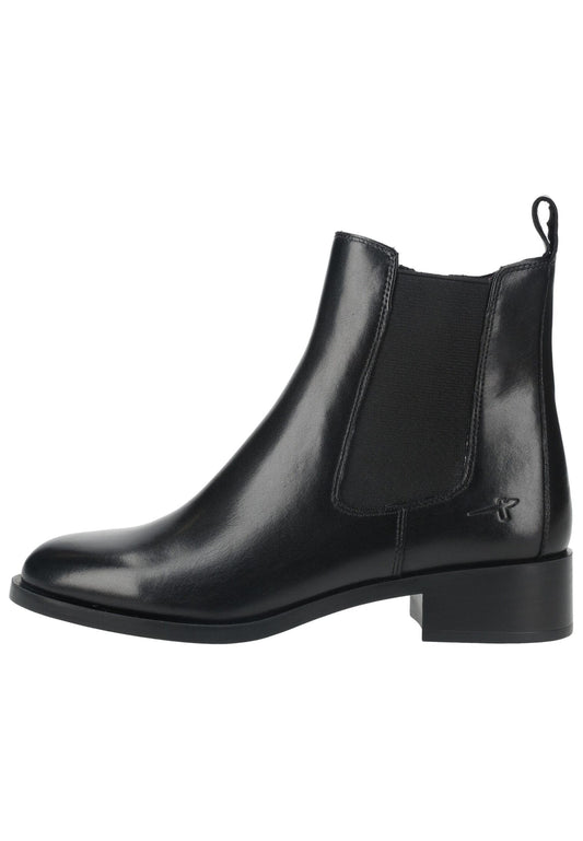 Tamaris Stiefelette Leder Schwarz