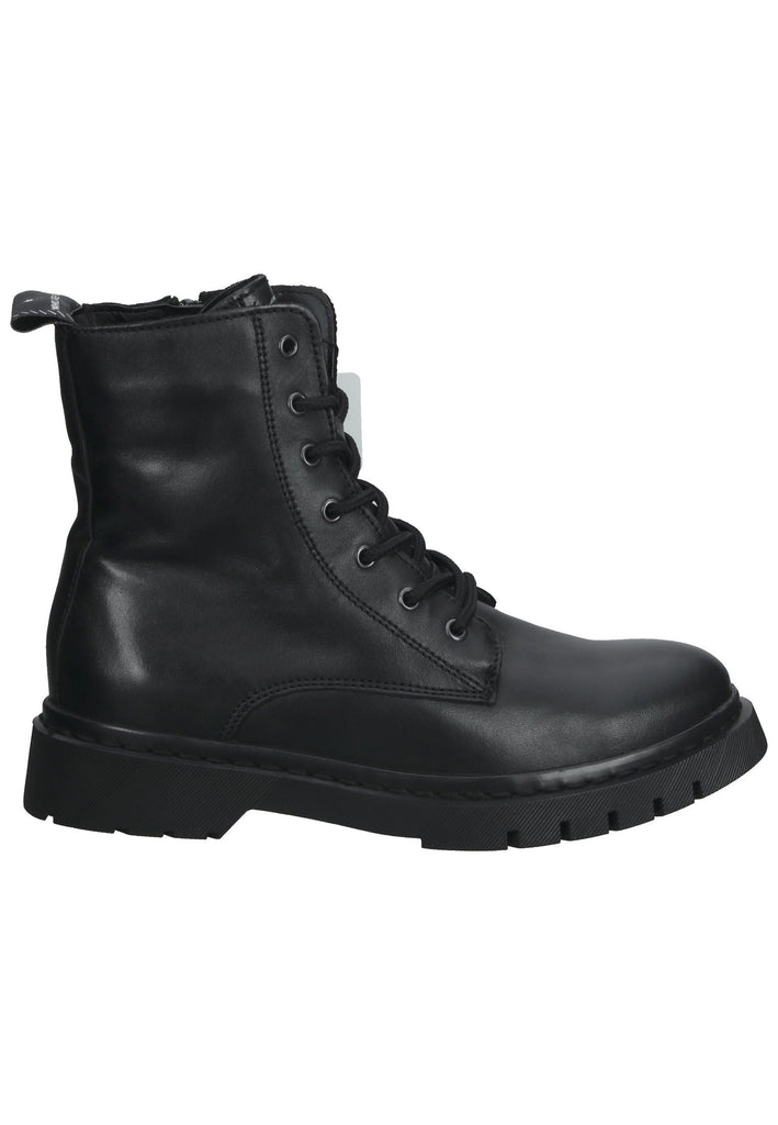 Tamaris Stiefelette Leder Schwarz Warmfutter