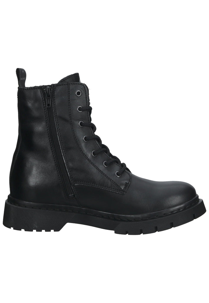 Tamaris Stiefelette Leder Schwarz Warmfutter