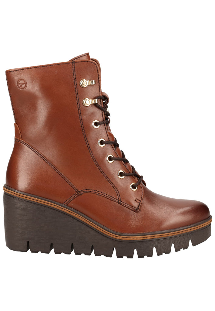 Tamaris Stiefelette Leder/Synthetik Cognac