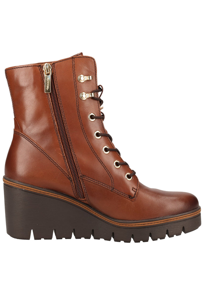 Tamaris Stiefelette Leder/Synthetik Cognac