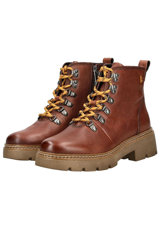Tamaris Stiefelette Leder/Synthetik Cognac
