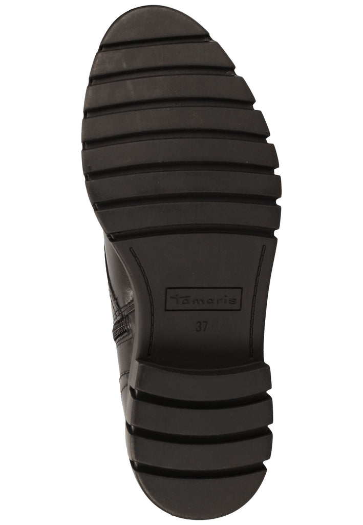 Tamaris Stiefelette Leder/Synthetik Schwarz