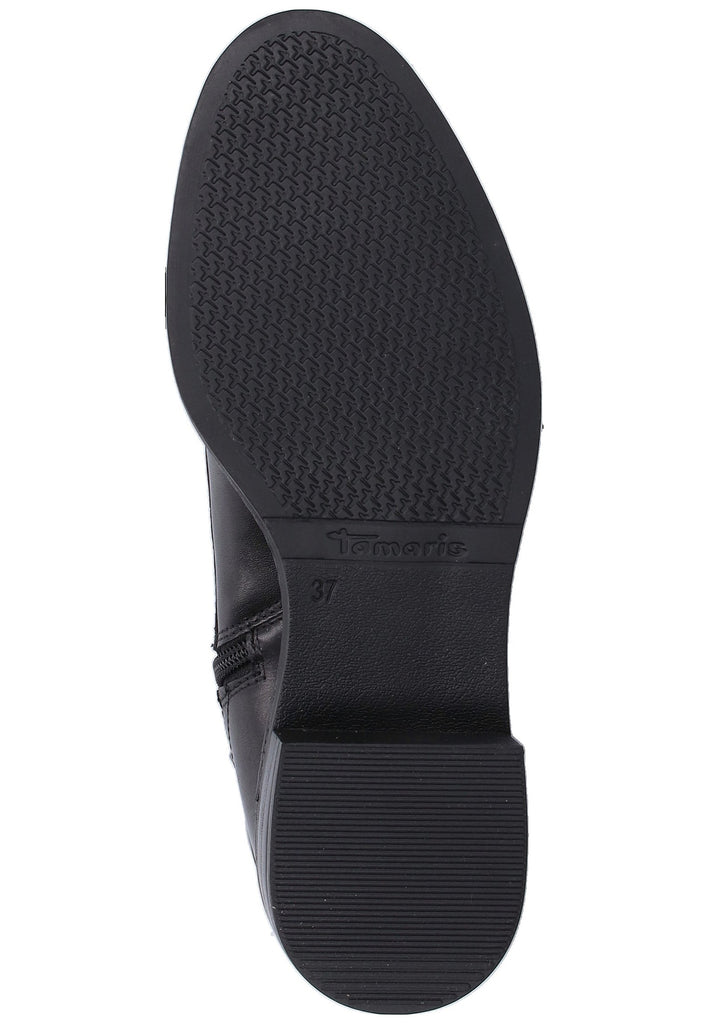 Tamaris Stiefelette Leder/Synthetik Schwarz