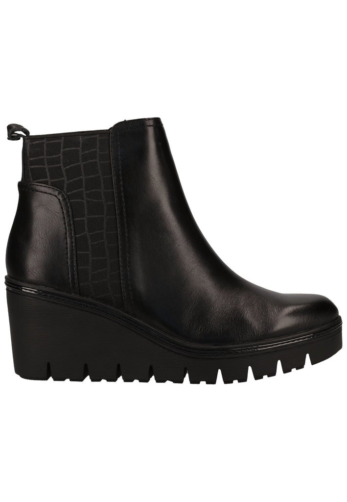 Tamaris Stiefelette Leder/Synthetik Schwarz