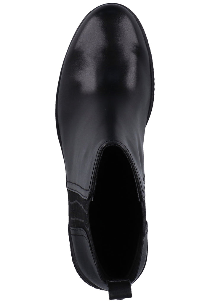 Tamaris Stiefelette Leder/Synthetik Schwarz