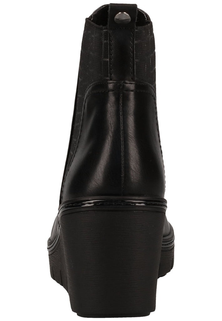 Tamaris Stiefelette Leder/Synthetik Schwarz