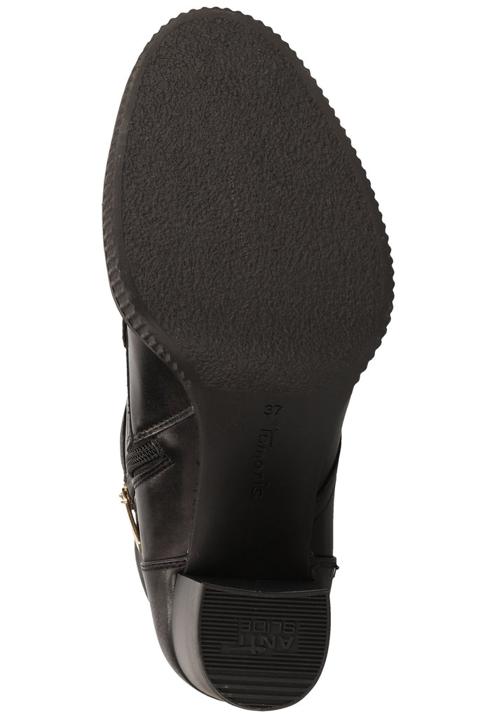 Tamaris Stiefelette Leder/Synthetik Schwarz