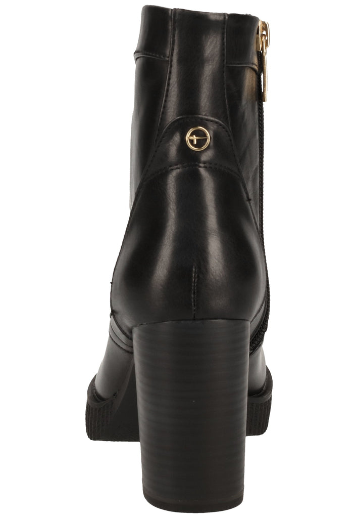 Tamaris Stiefelette Leder/Synthetik Schwarz
