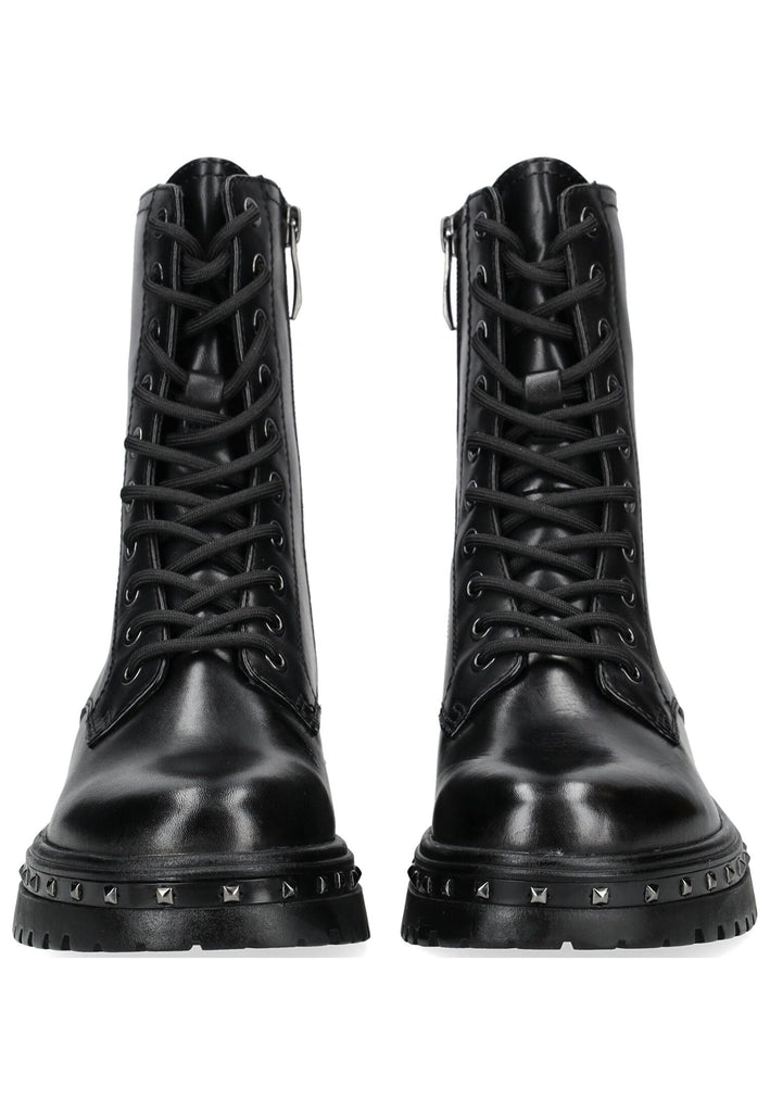 Tamaris Stiefelette Leder/Synthetik Schwarz Warmfutter