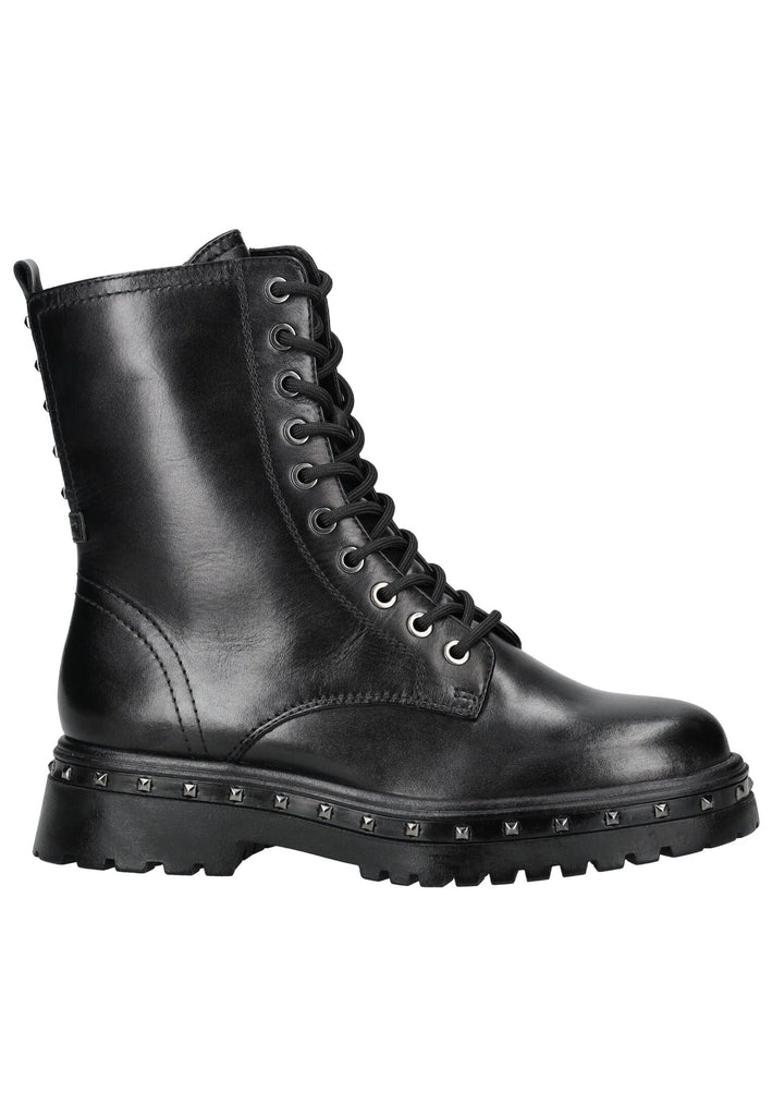 Tamaris Stiefelette Leder/Synthetik Schwarz Warmfutter