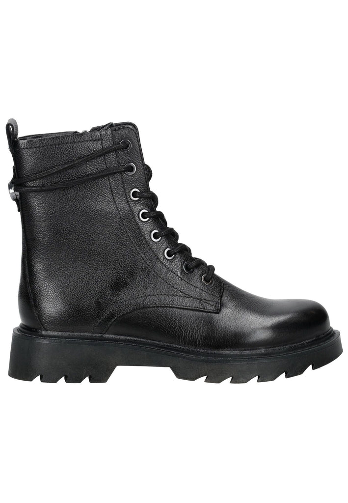 Tamaris Stiefelette Leder/Synthetik Schwarz Warmfutter