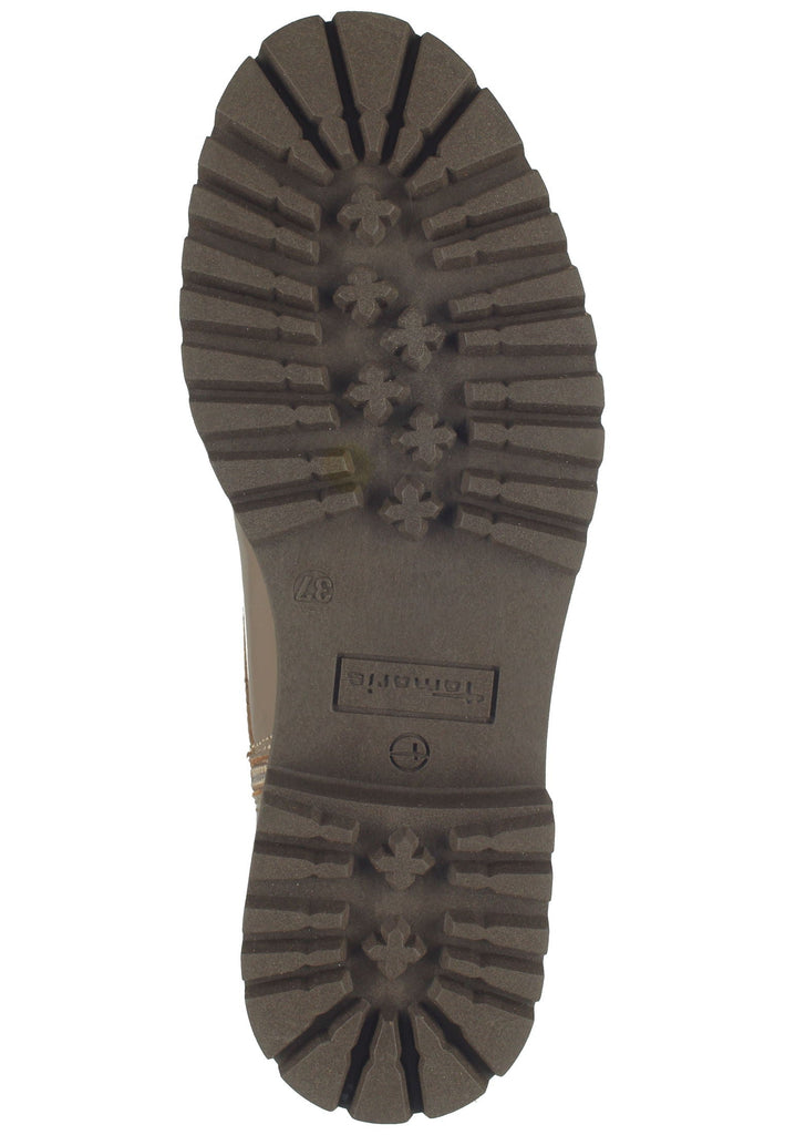 Tamaris Stiefelette Leder Taupe
