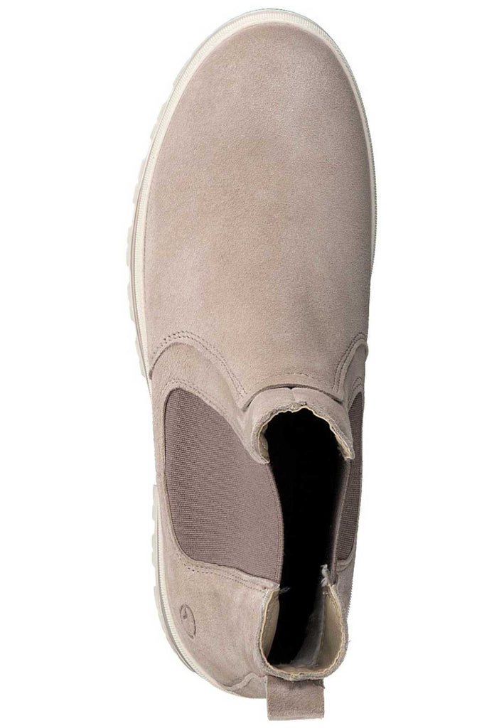 Tamaris Stiefelette Leder Taupe