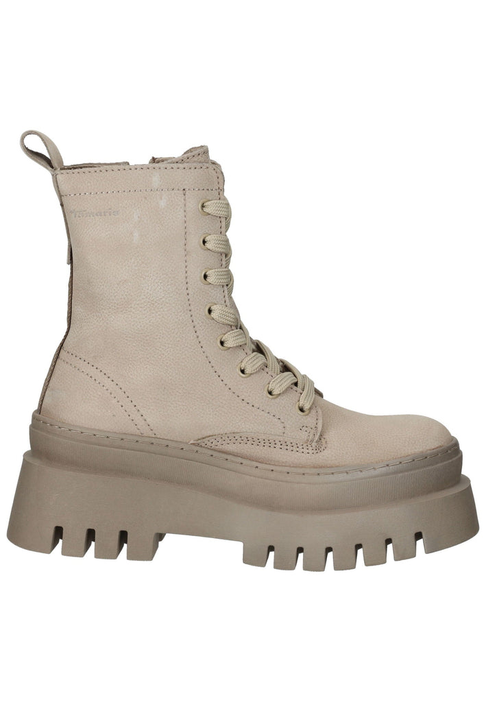 Tamaris Stiefelette Leder Taupe