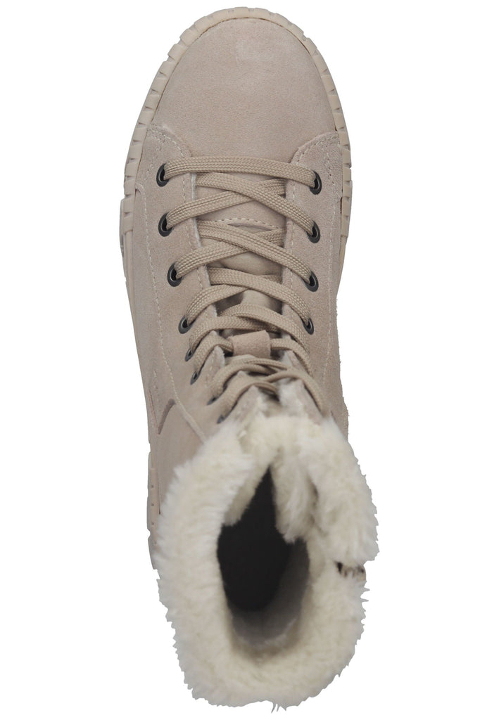 Tamaris Stiefelette Leder/Textil Antelope Warmfutter