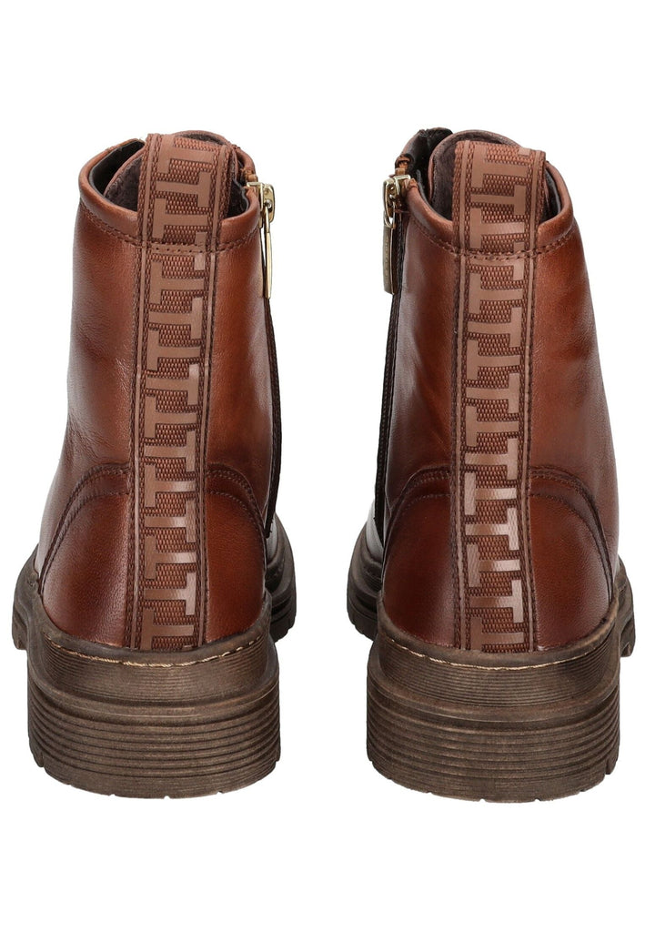 Tamaris Stiefelette Leder/Textil Braun Warmfutter