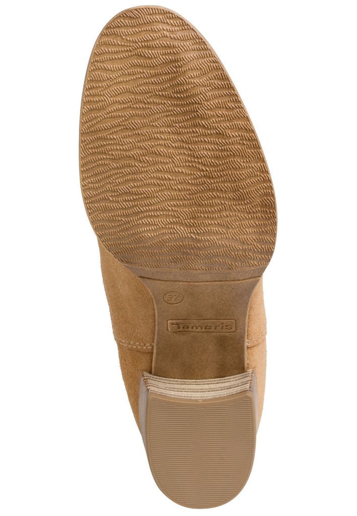 Tamaris Stiefelette Leder/Textil Camel