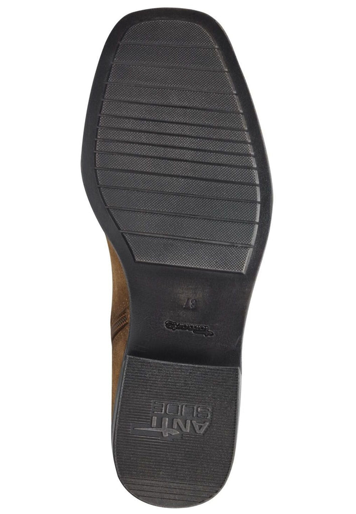 Tamaris Stiefelette Leder/Textil Camel Warmfutter