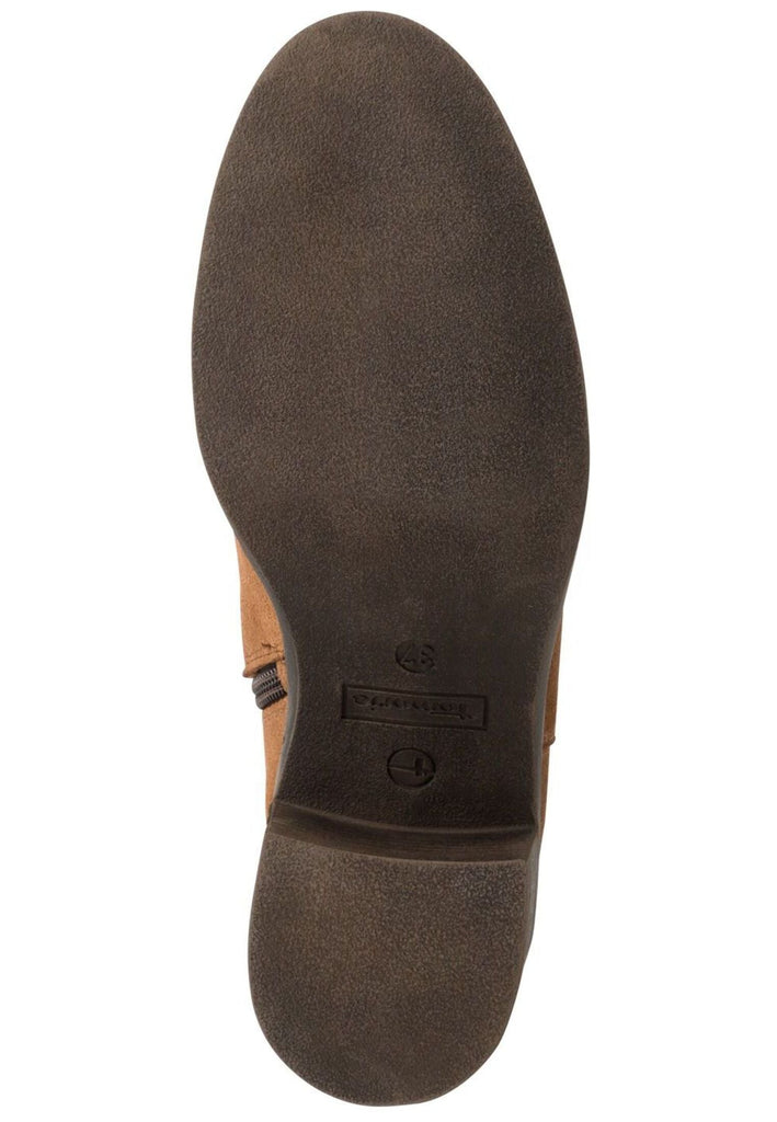 Tamaris Stiefelette Leder/Textil Cognac