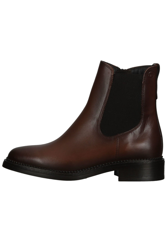 Tamaris Stiefelette Leder/Textil Cognac