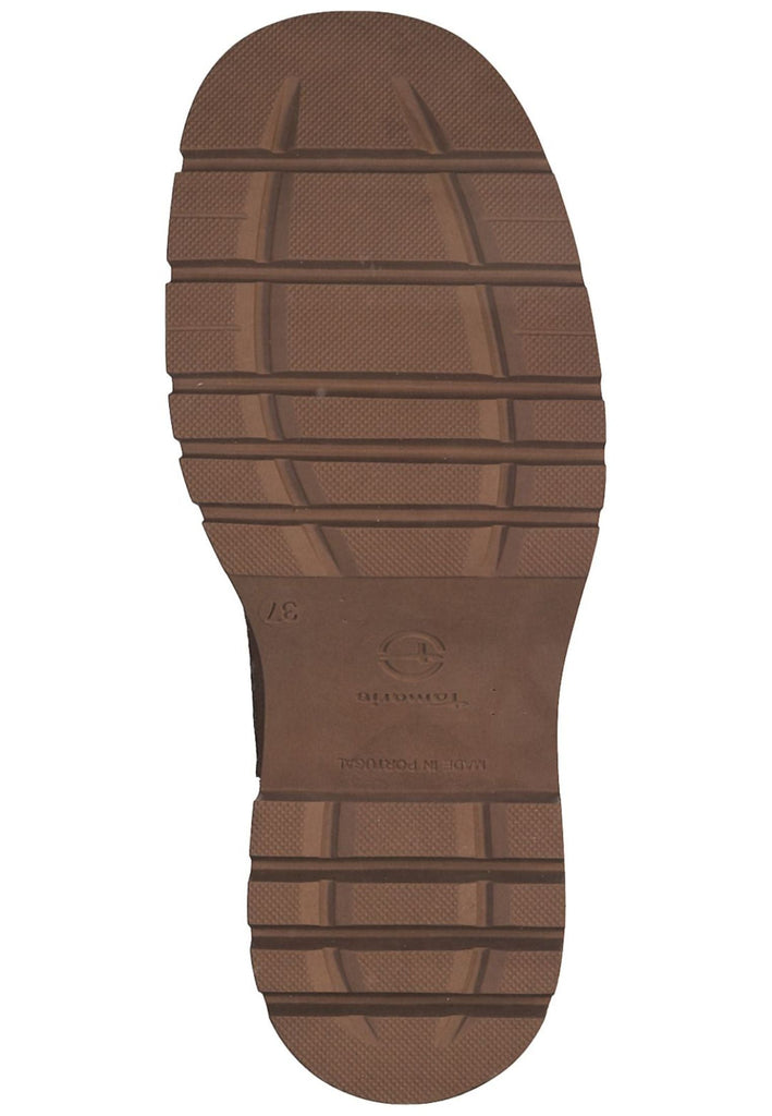 Tamaris Stiefelette Leder/Textil Cognac