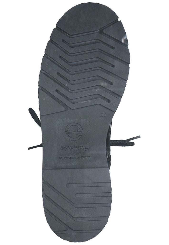 Tamaris Stiefelette Leder/Textil Croco Black