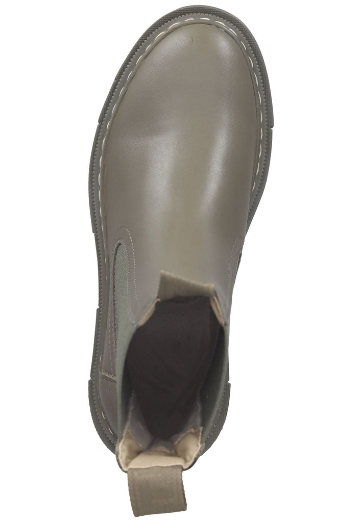 Tamaris Stiefelette Leder/Textil Grün