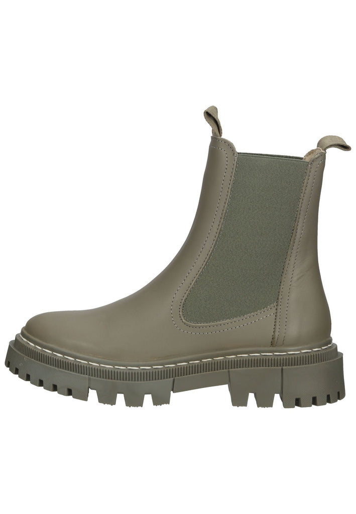 Tamaris Stiefelette Leder/Textil Grün