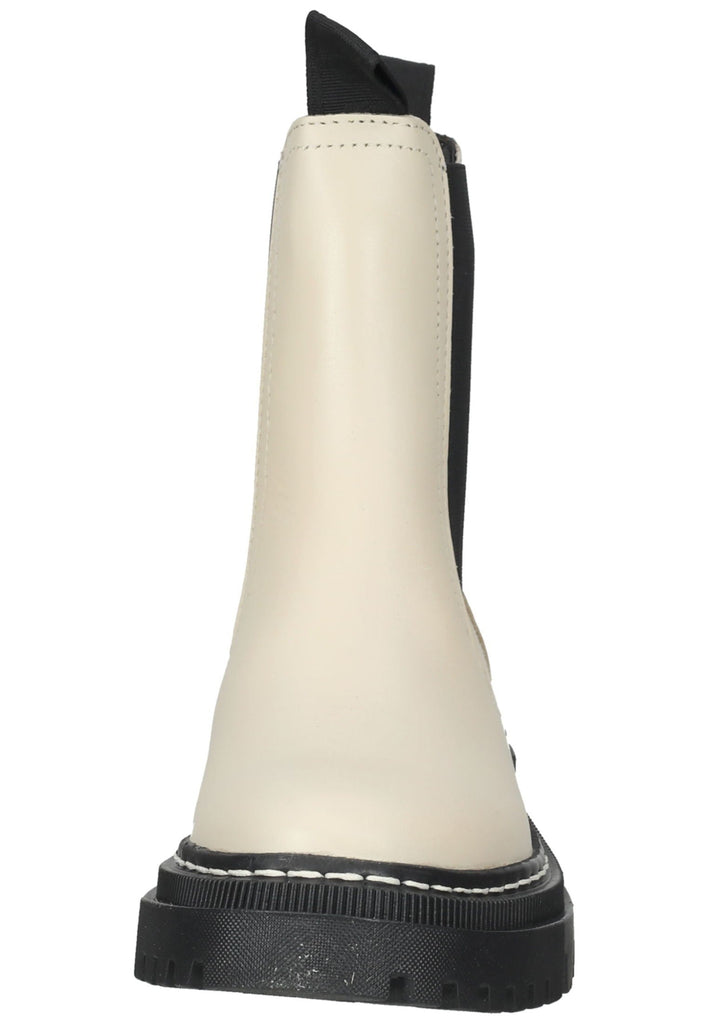 Tamaris Stiefelette Leder/Textil Ivory