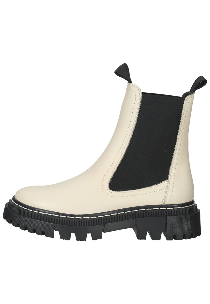 Tamaris Stiefelette Leder/Textil Ivory