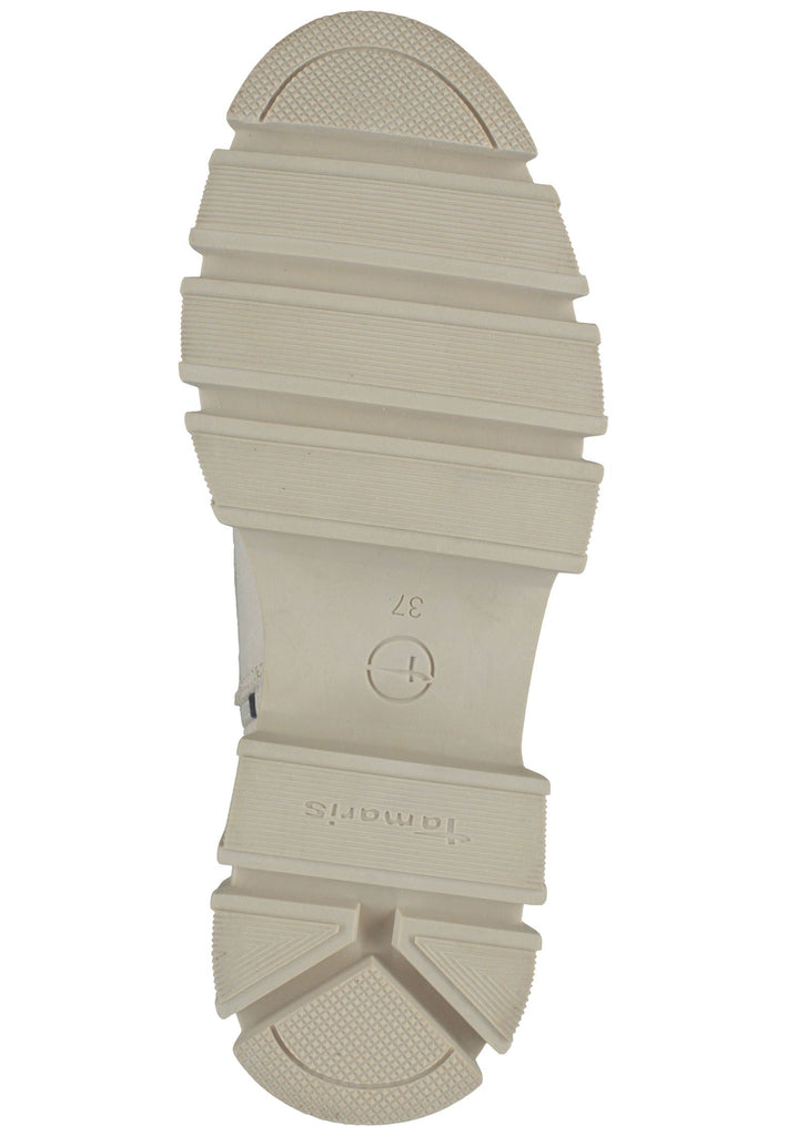 Tamaris Stiefelette Leder/Textil Ivory