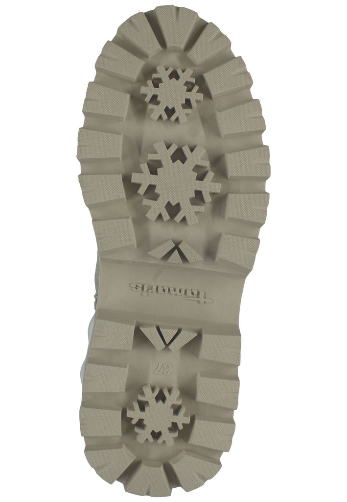 Tamaris Stiefelette Leder/Textil Ivory Warmfutter