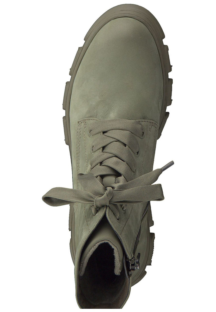 Tamaris Stiefelette Leder/Textil Khaki