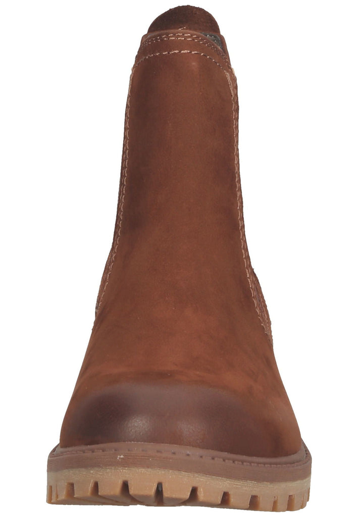 Tamaris Stiefelette Leder/Textil Maroon