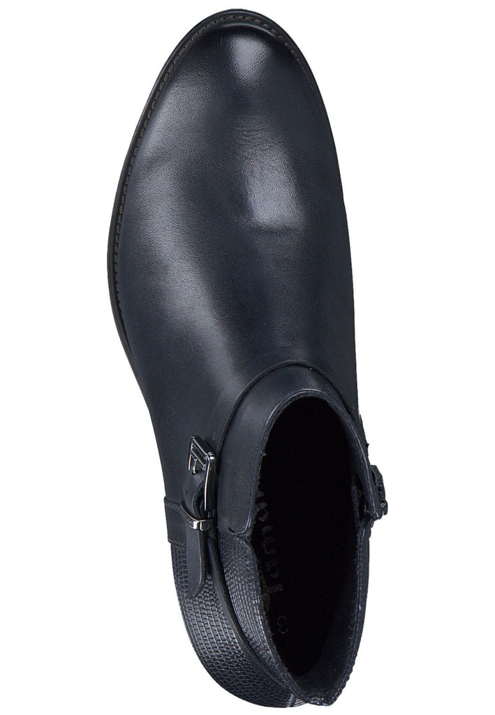 Tamaris Stiefelette Leder/Textil Navy