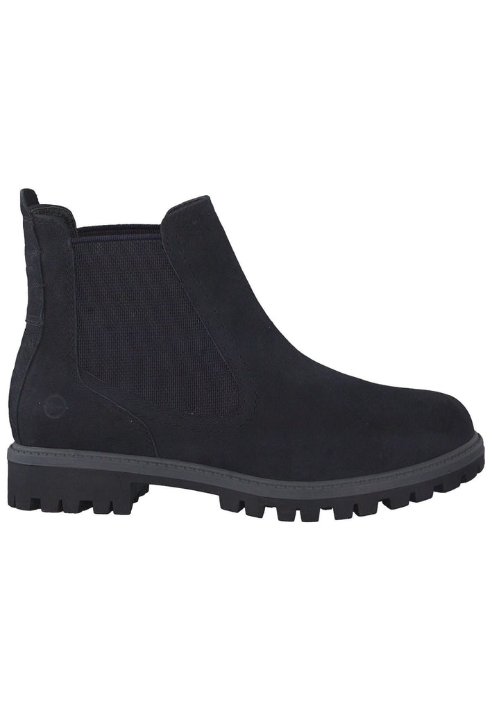 Tamaris Stiefelette Leder/Textil Navy