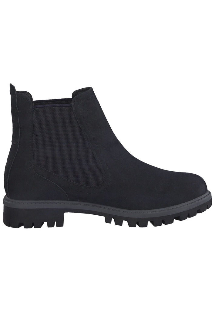 Tamaris Stiefelette Leder/Textil Navy