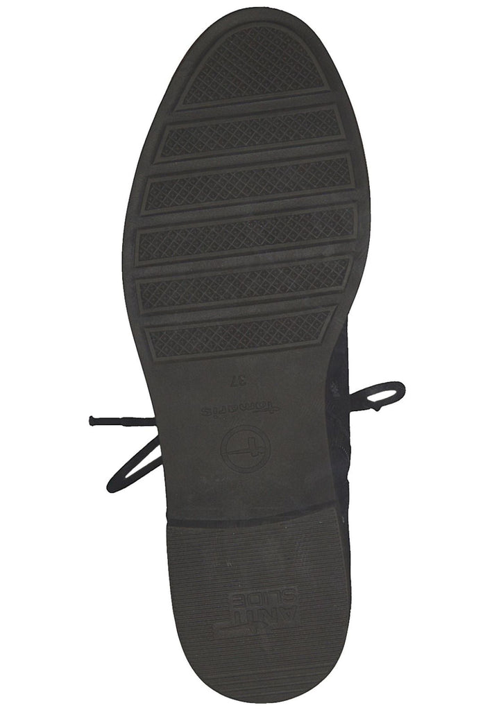 Tamaris Stiefelette Leder/Textil Navy