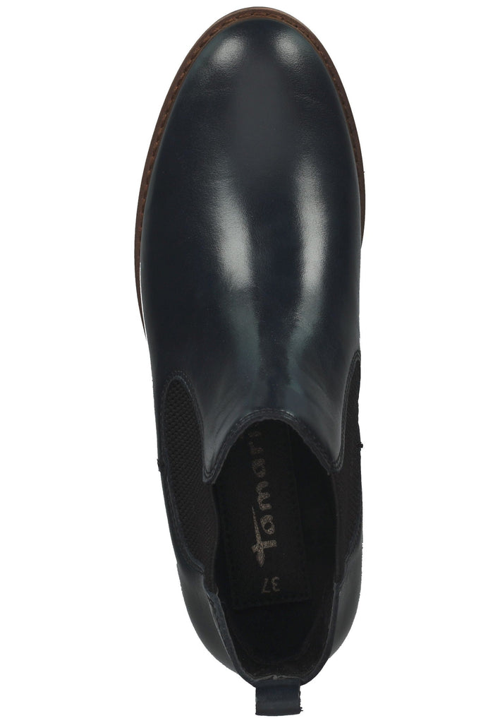 Tamaris Stiefelette Leder/Textil Navy