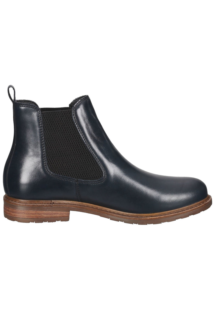 Tamaris Stiefelette Leder/Textil Navy