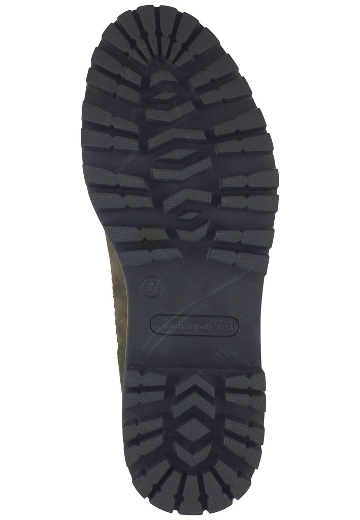 Tamaris Stiefelette Leder/Textil Olive
