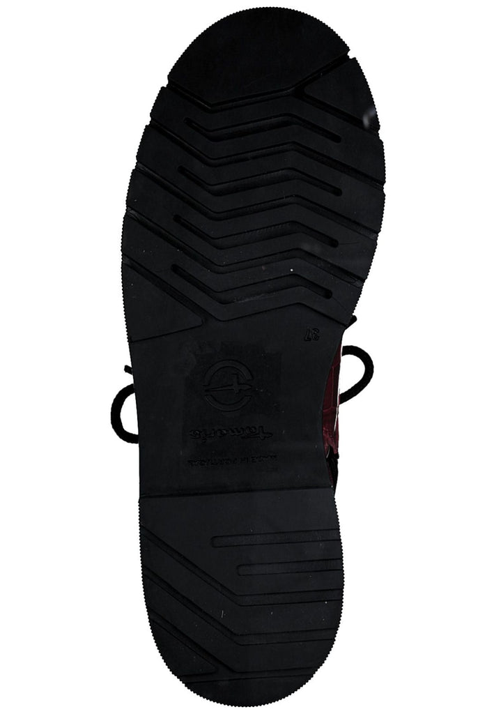 Tamaris Stiefelette Leder/Textil Rot