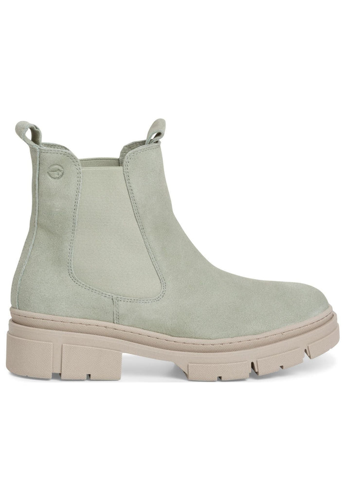 Tamaris Stiefelette Leder/Textil Sage