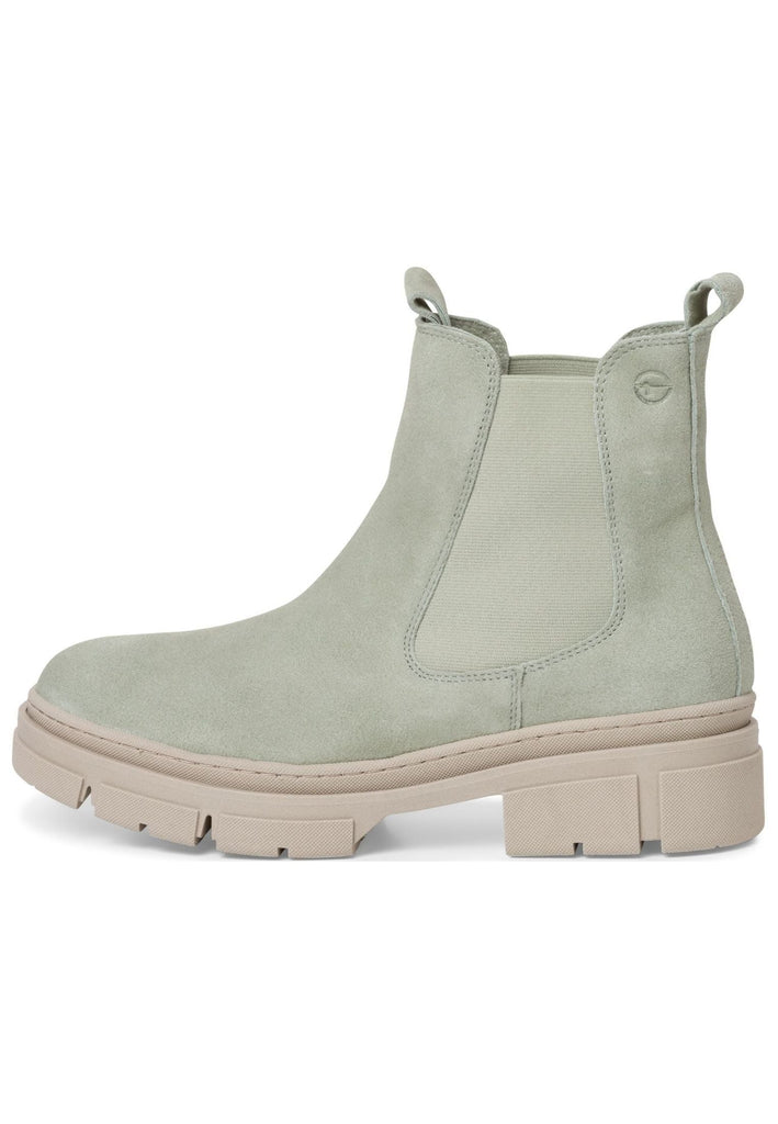Tamaris Stiefelette Leder/Textil Sage