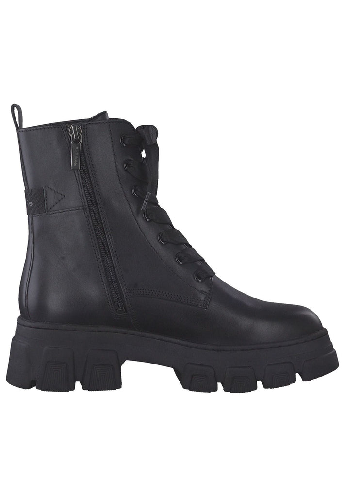 Tamaris Stiefelette Leder/Textil Schwarz